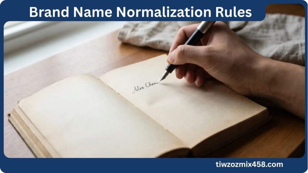 Brand Name Normalization Rules